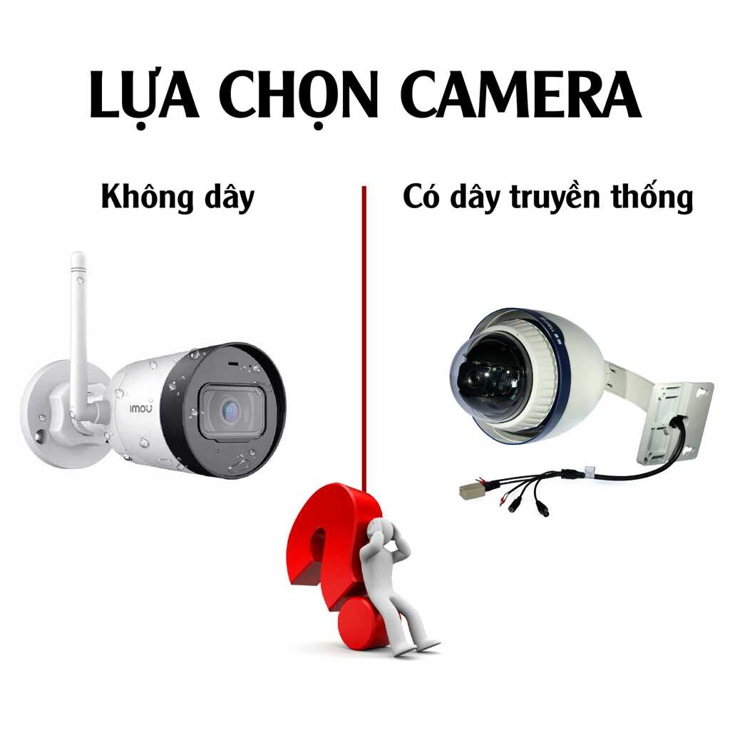 nên chọn camera có dây hay không dây